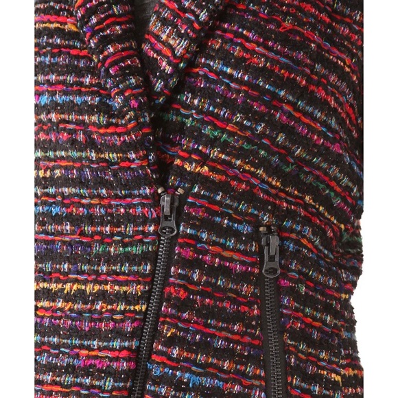 Torn by Rony Kobo leather and tweed jacket - Picture 4 of 4